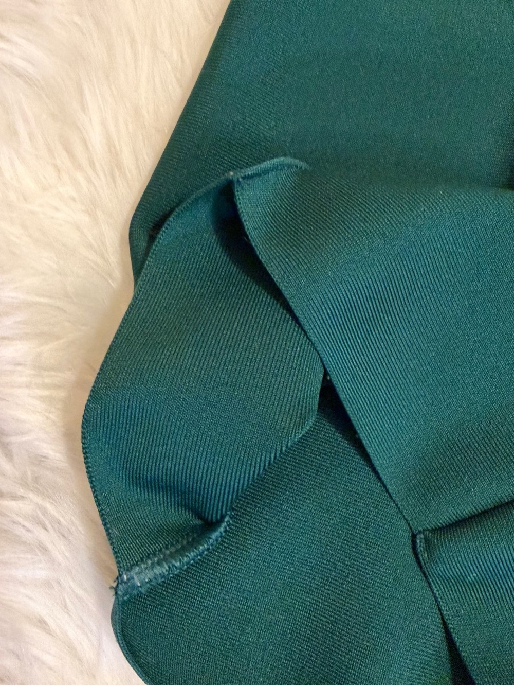 Fashion Nova Emerald Green Strapless Wide Leg Jumpsuit Size S - Picture 6 of 14